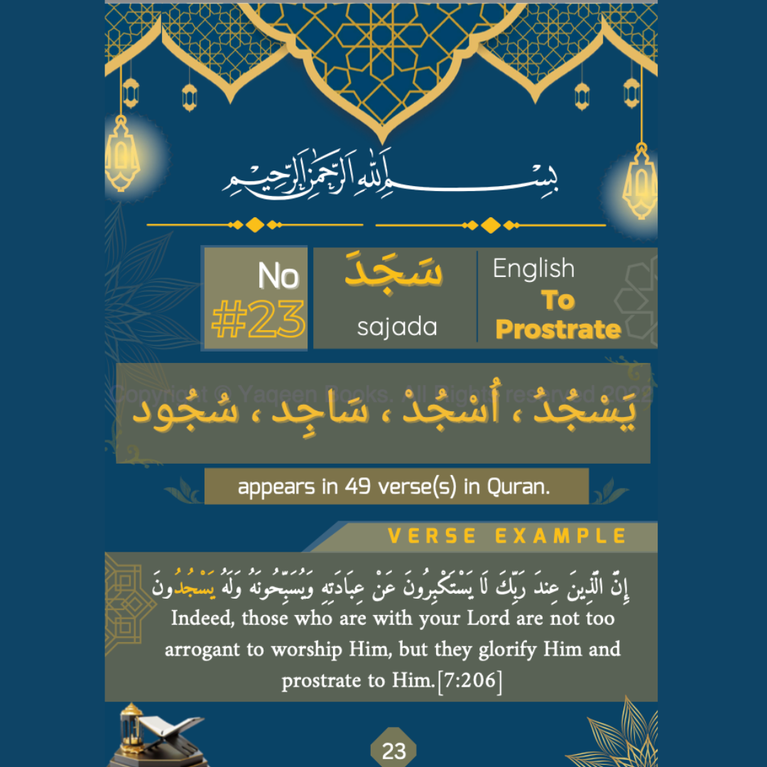 Top 500 Repeated Words In Quran Book